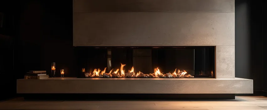 Gas Fireplace Ember Bed Design Services in Leander, Texas
