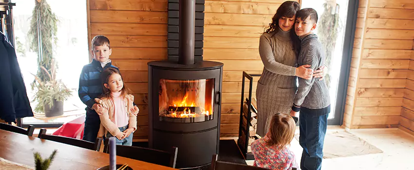 Morso Cast Iron Fireplace Insert Installation in Leander, Texas