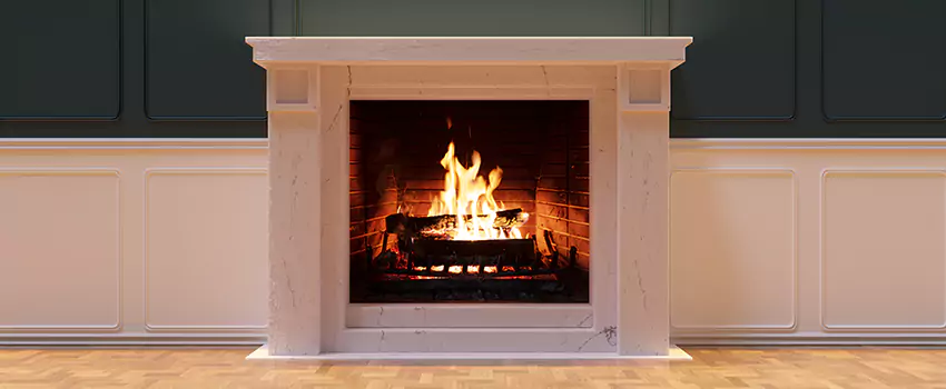 Open Flame Wood-Burning Fireplace Installation Services in Leander, Texas