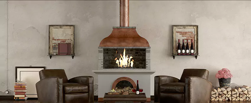 Thelin Hearth Products Providence Pellet Insert Fireplace Installation in Leander, TX