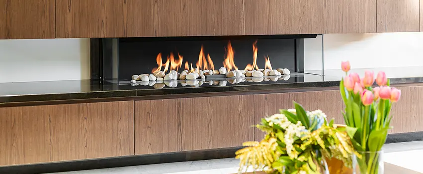 Double-height Fireplace Design Refurbishment in Leander, Texas